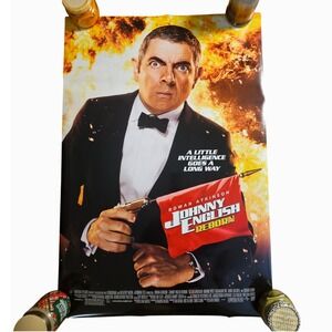 Johnny English Reborn 2011 Original Movie Poster 27x40 Rowan Atkinson D/S